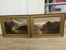 Aubrey Ramus (1895-1950), pair of oils on canvas, highland landscapes, both signed and framed, 40
