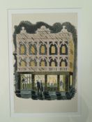 Eric William Ravilious (1903-1942), original lithograph from ‘High Street’, The Brighton Public