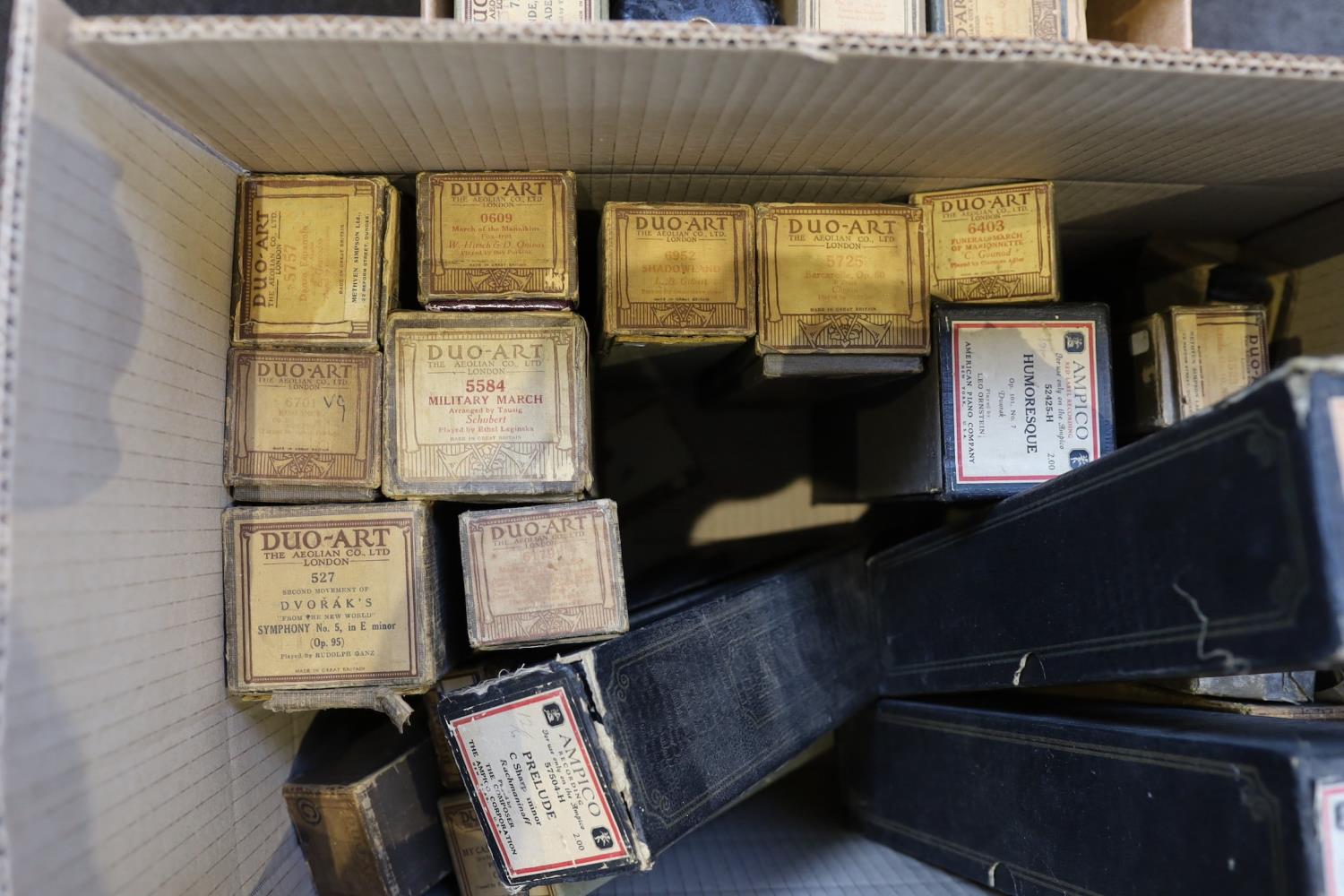 A collection of approximately 75 boxed pianola rolls mainly Duo-Art and Meloto. - Image 4 of 4