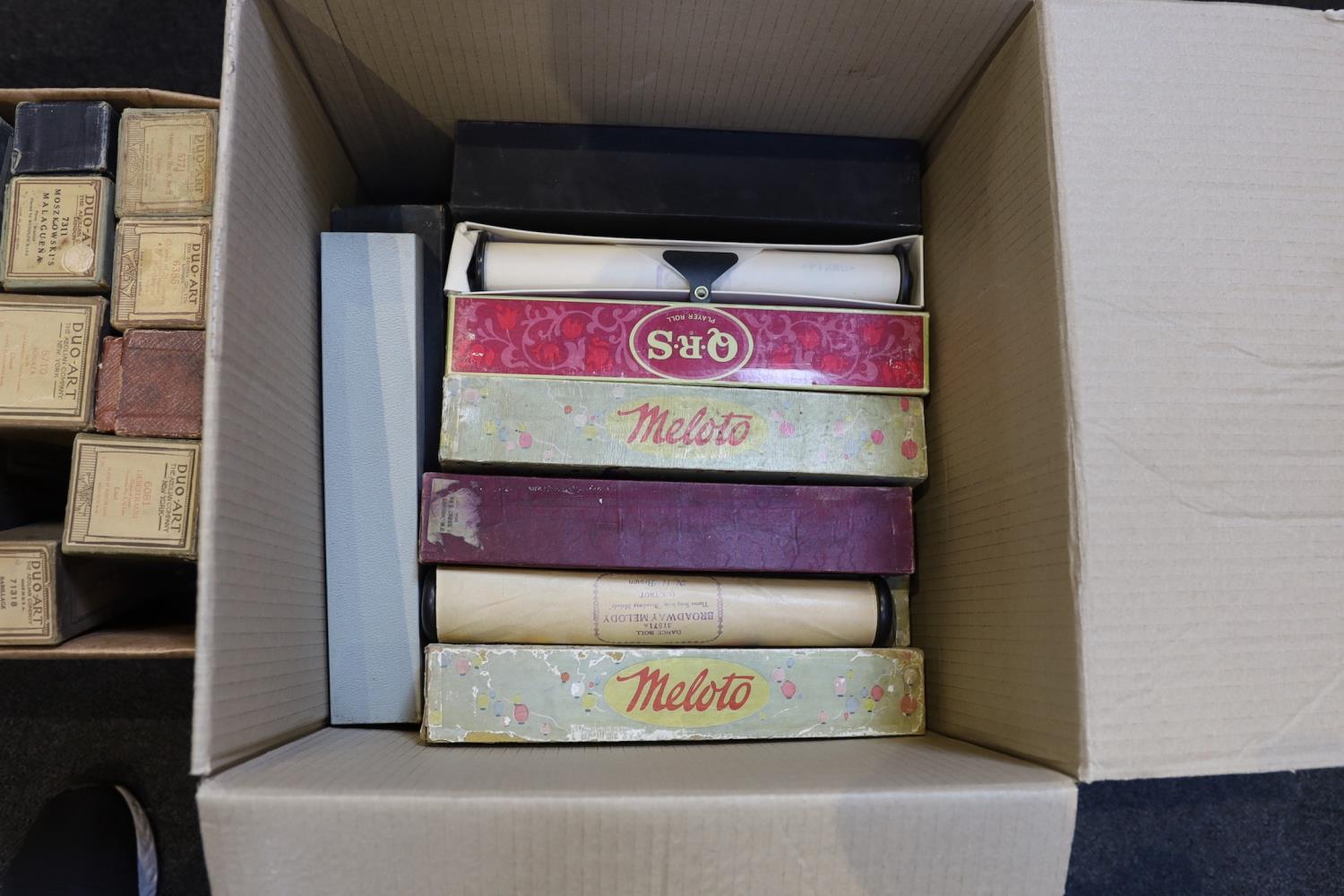 A collection of approximately 75 boxed pianola rolls mainly Duo-Art and Meloto. - Image 2 of 4