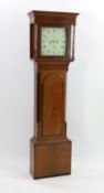 An early 19th century mahogany banded oak eight day longcase clock, by Collinson, Kendal, with