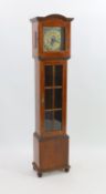 A mahogany cased eight day longcase clock, by Anton Jagemann, Munchen, with 26cm dial, case