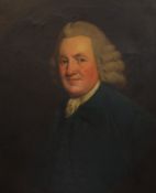Attributed to Thomas Hudson (1701-1779) Portrait of Joseph Paget of Ibstock who married Joanna