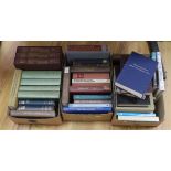 A collection of books on psychology (3 boxes).