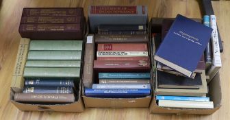 A collection of books on psychology (3 boxes).