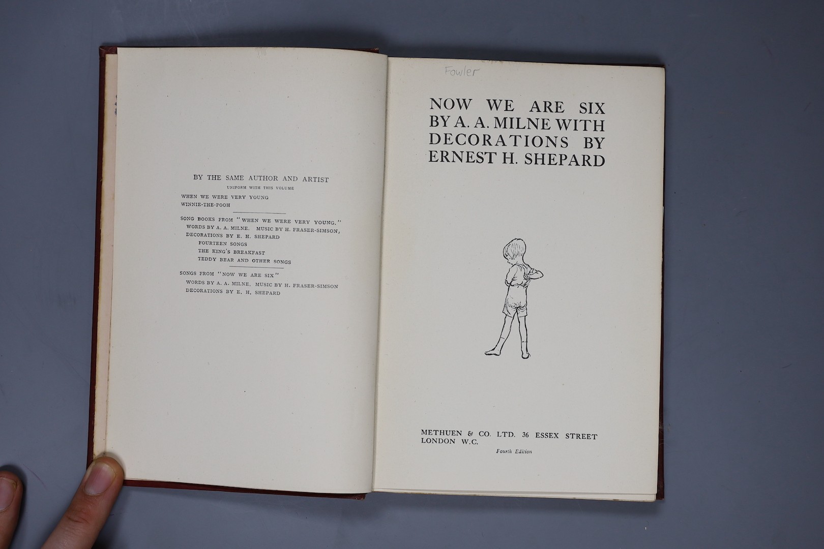 ° ° When We Were Very Young, Now We Are Six and The House At Pooh Corner by A. A. Milne - Image 4 of 4