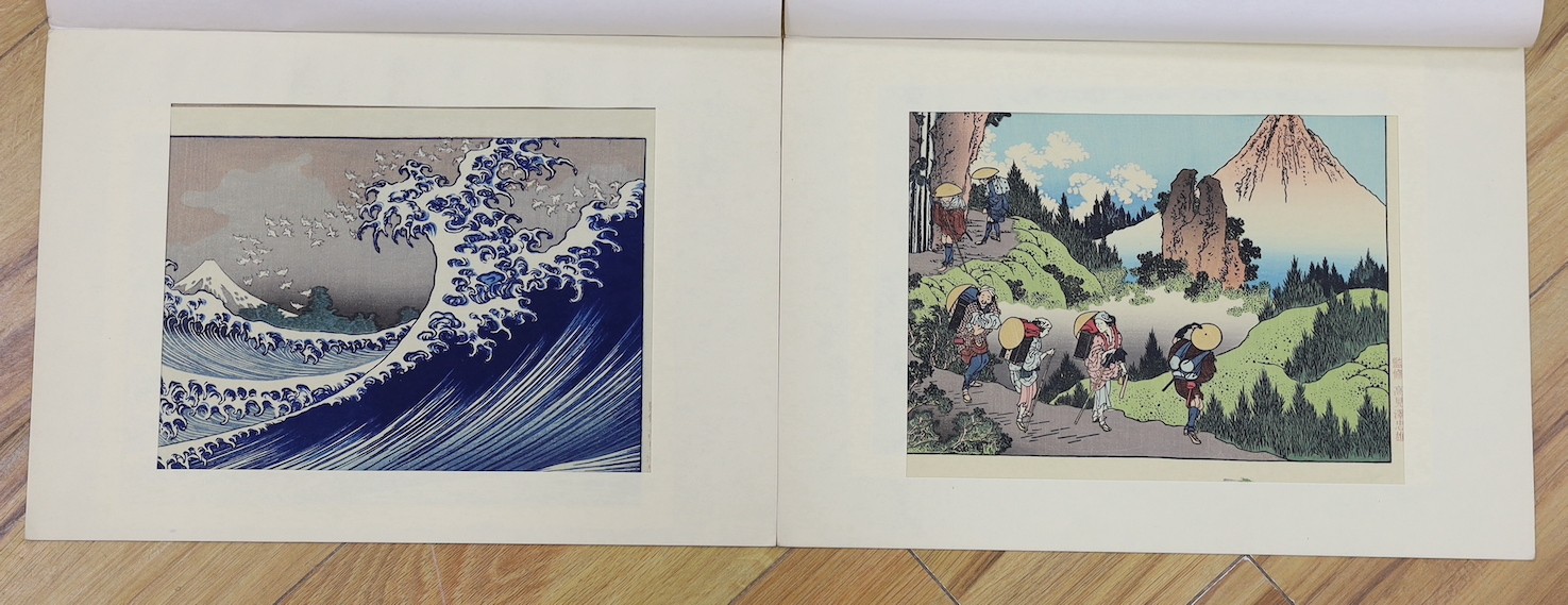 After Hokusai, woodblock print, 'The Great Wave off Kanagawa' , 20 x 27cm, unframed, in presentation