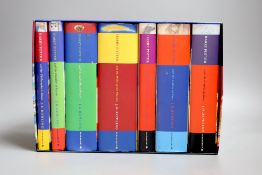 ° ° Rowling, J.K. - The Complete Harry Potter Collection, 7 vol. boxed set. half and title pages