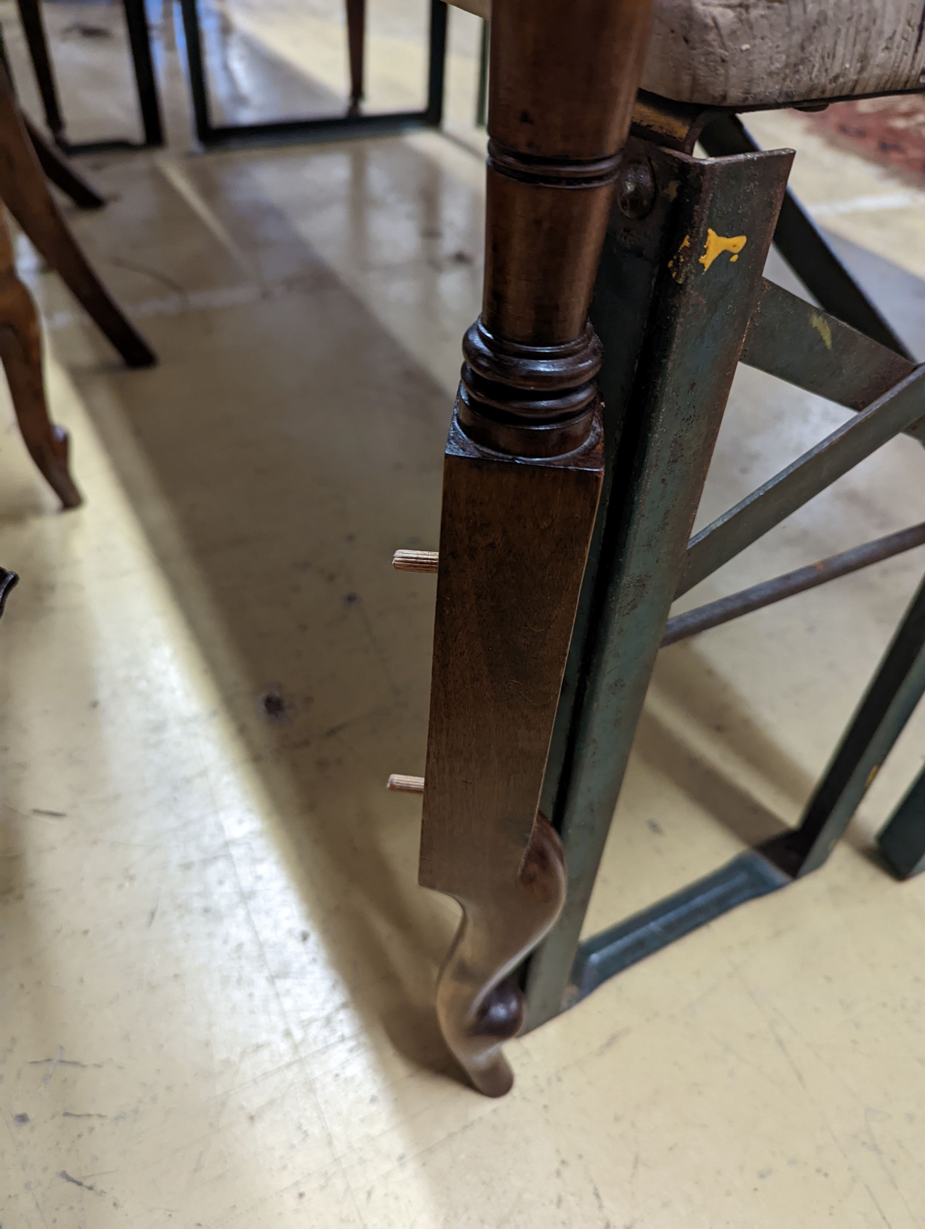 A late Victorian walnut centre table, width 67cm, depth 64cm, height 75cm - Image 4 of 5