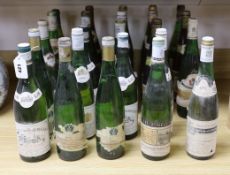 24 various bottles of German white wine
