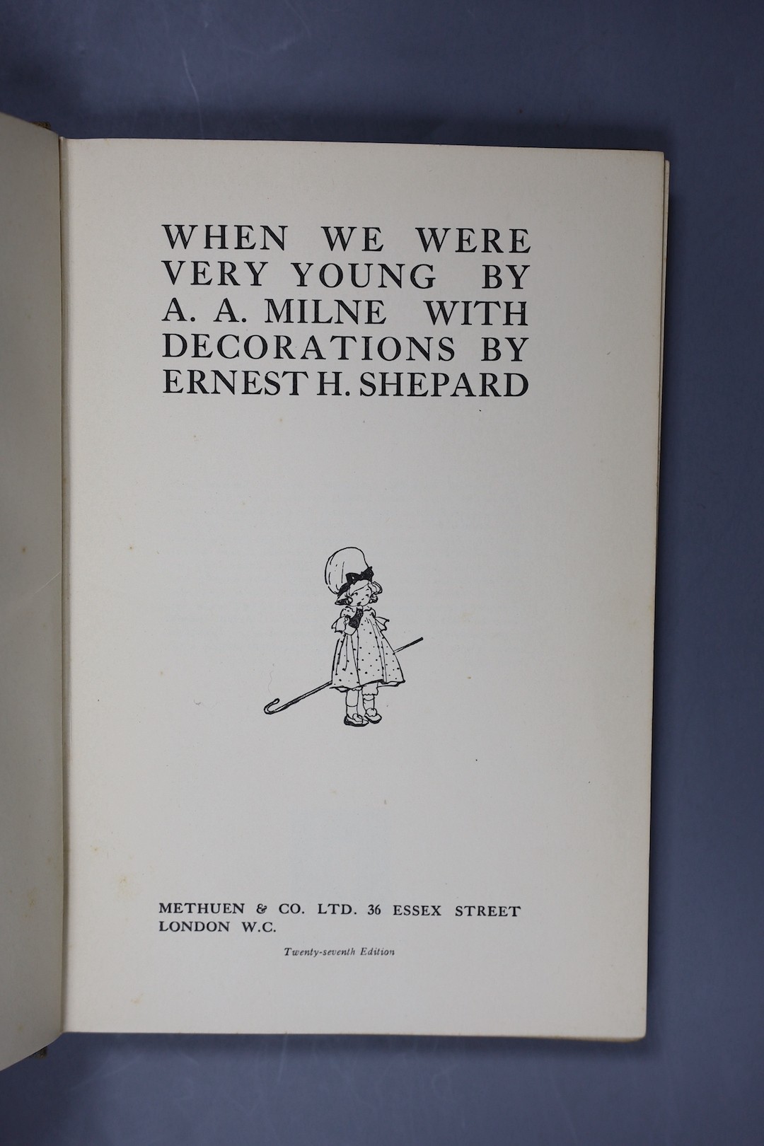 ° ° When We Were Very Young, Now We Are Six and The House At Pooh Corner by A. A. Milne - Image 2 of 4