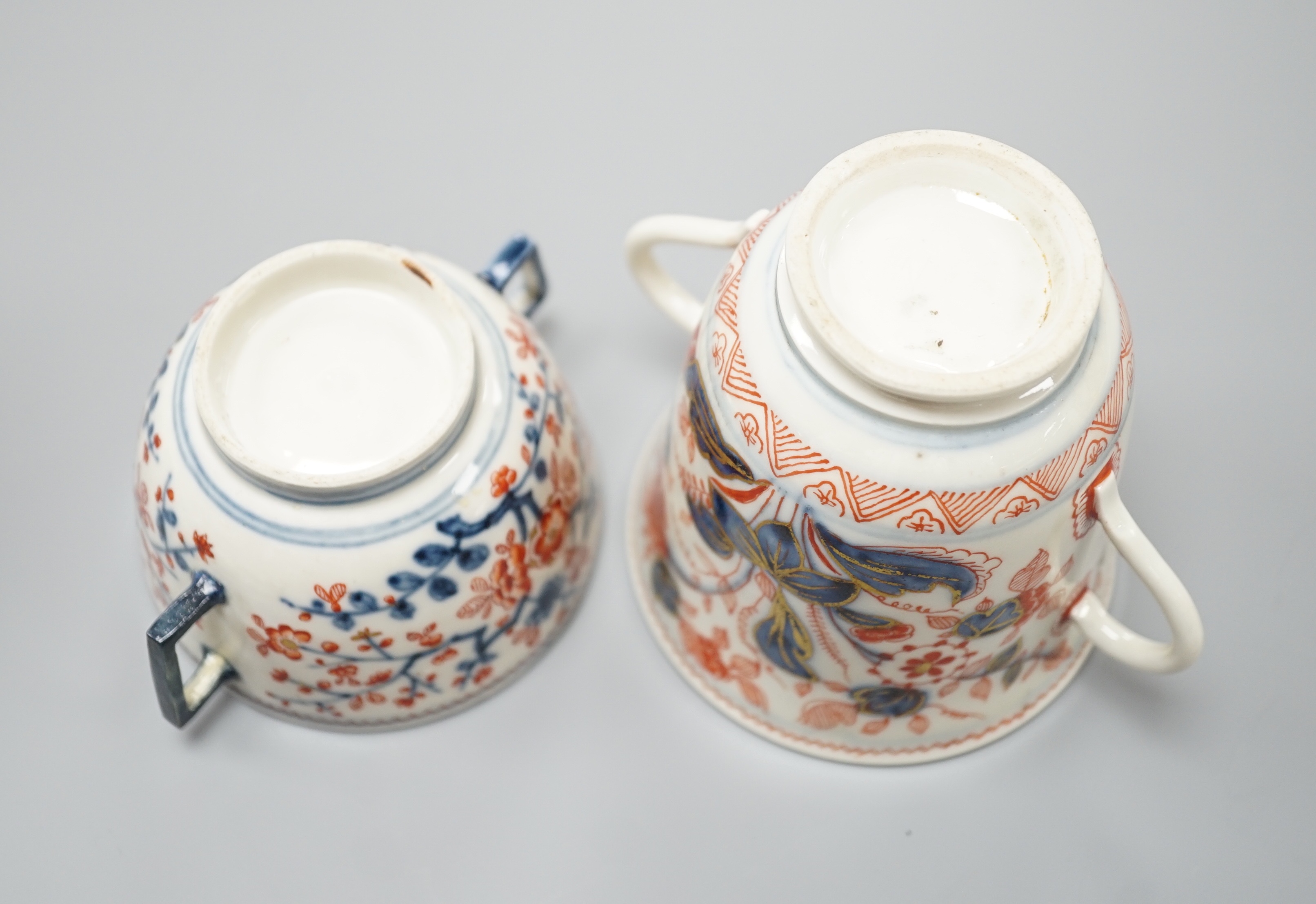 2 Japanese Arita 2 handled cups, Edo period,tallest 9cms high. - Image 3 of 4
