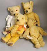 Four British Bears Including Pedigree and a Laughing Bear.