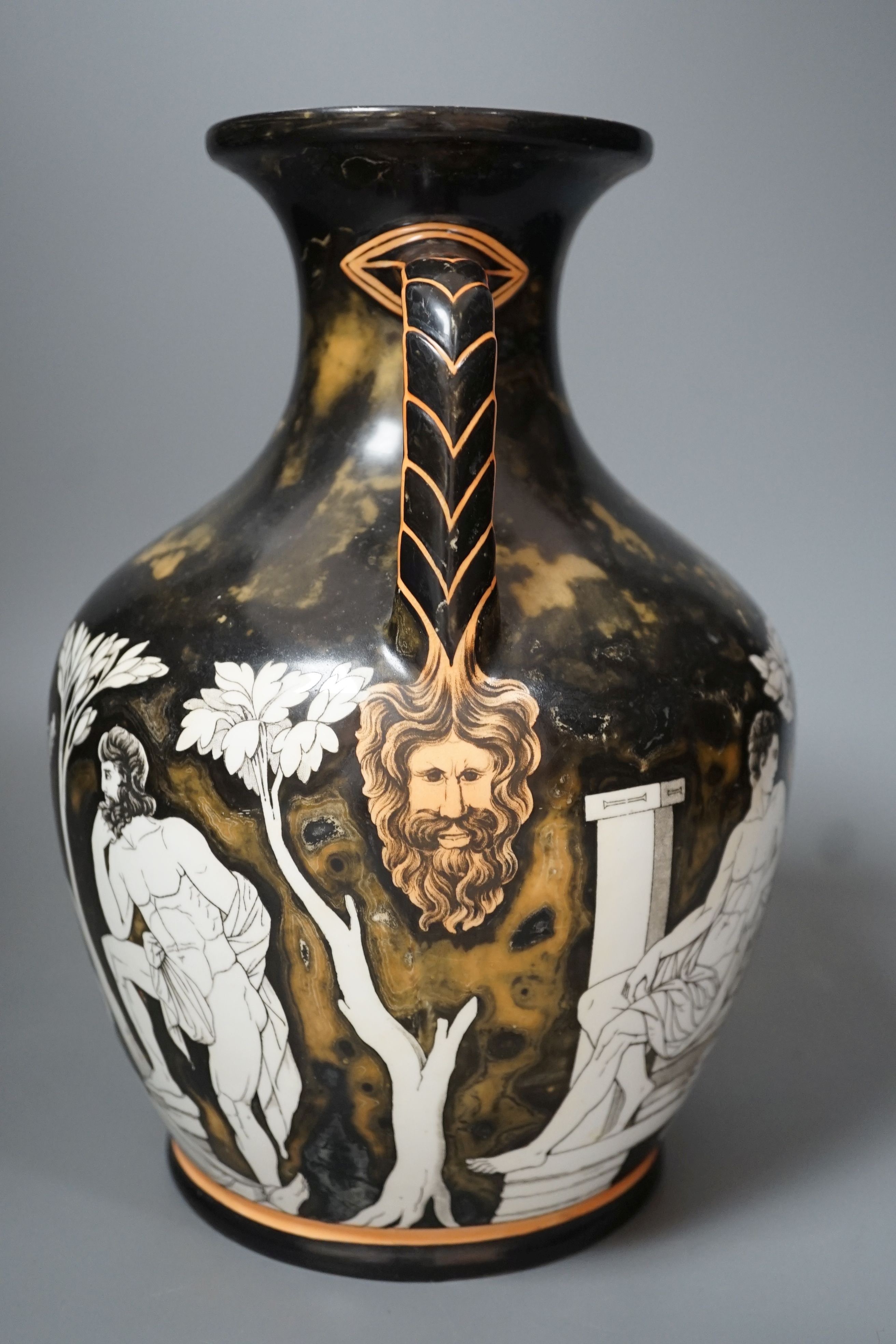 A mid 19th century Samuel Alcock 'Portland' vase 26cm - Image 2 of 5