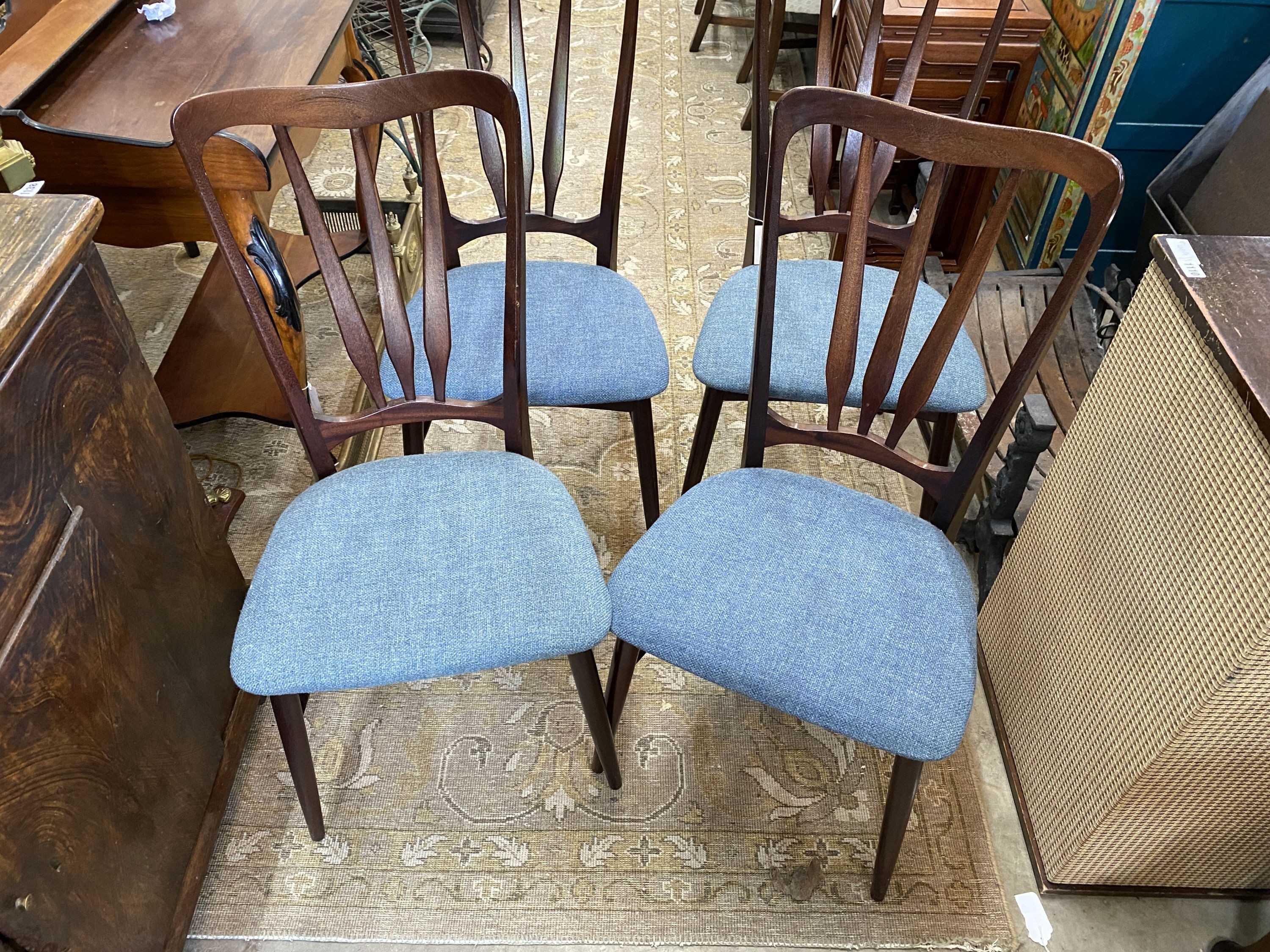 Niels Koefoed for Koefoed Hornslet. A set of four Ingrid chairs, width 48cm, height 96cm - Image 2 of 4