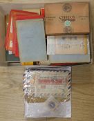 Old approval books and tins including China from 1878 3c. 5c. used, later 1898 mint low values,