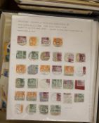 Switzerland stamps in three stock books, on stock cards mint and used, postmarks