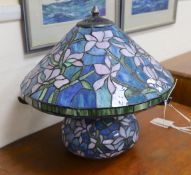 A Tiffany style table lamp, height 42cm