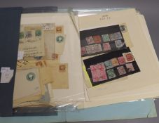 China Expeditionary Force 1900-1920's with used stamps page Edward VII 1905 forgeries, postal