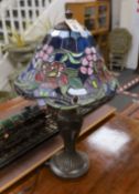 A Tiffany style table lamp, height 59cm