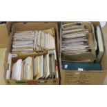 Switzerland postal history collection in album plus loose in boxes from pre stamp to modern with