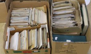 Switzerland postal history collection in album plus loose in boxes from pre stamp to modern with