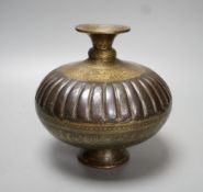 An 18th century Indian ganga jumna lota 18cm