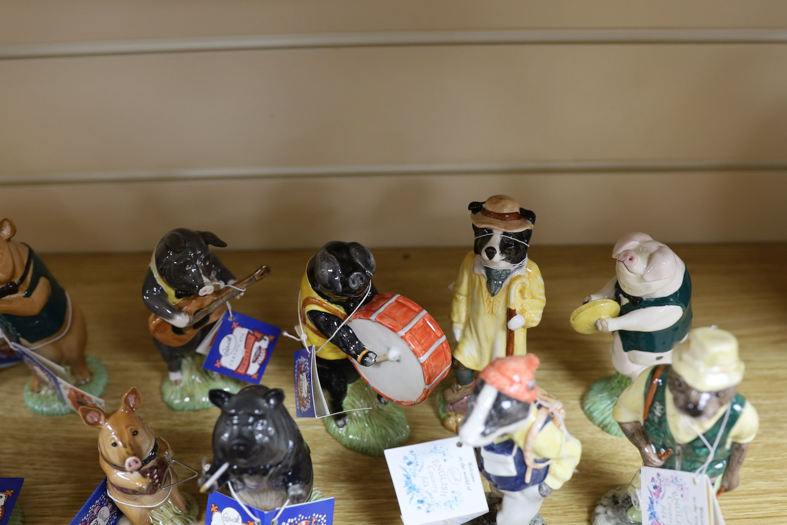 Eighteen Beswick figures, to include the Pig Promenade (10), and English Country Folk (8) - Image 5 of 5