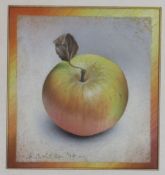 Bolton (20th C.), pastel, 'Cox's Orange Pippin', signed and dated '94, 14 x 13cm
