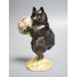 A Beswick Beatrix Potter figure of Duchess with flowers, BP2 gold mark to base. 10cm
