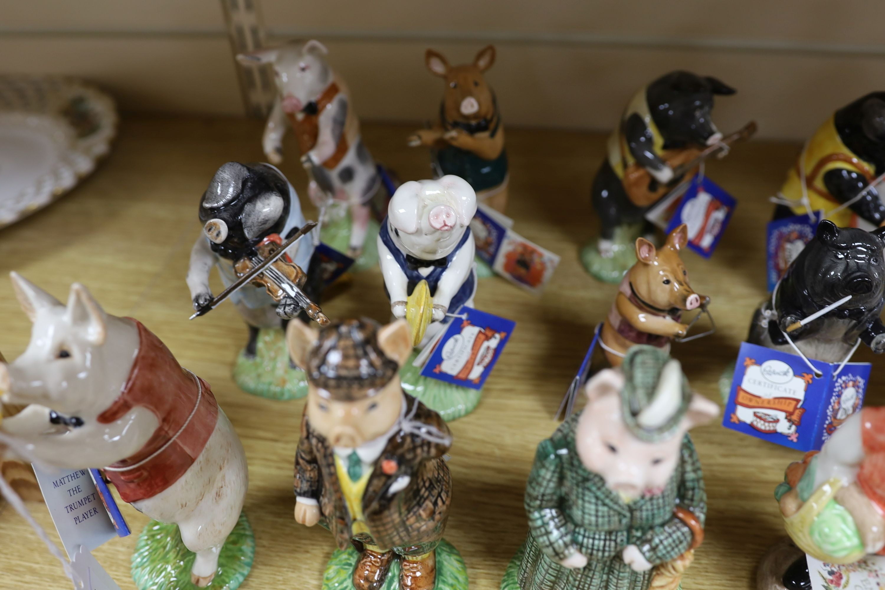 Eighteen Beswick figures, to include the Pig Promenade (10), and English Country Folk (8) - Image 3 of 5