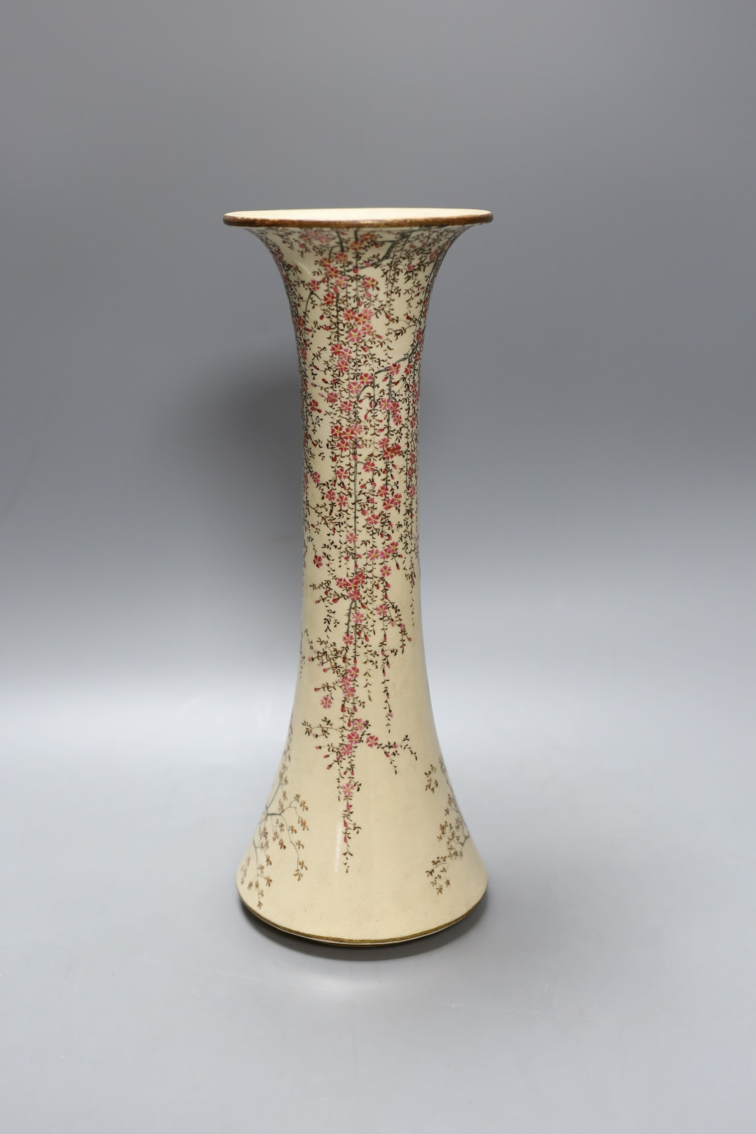 A Satsuma vase - 30cm high - Image 3 of 5