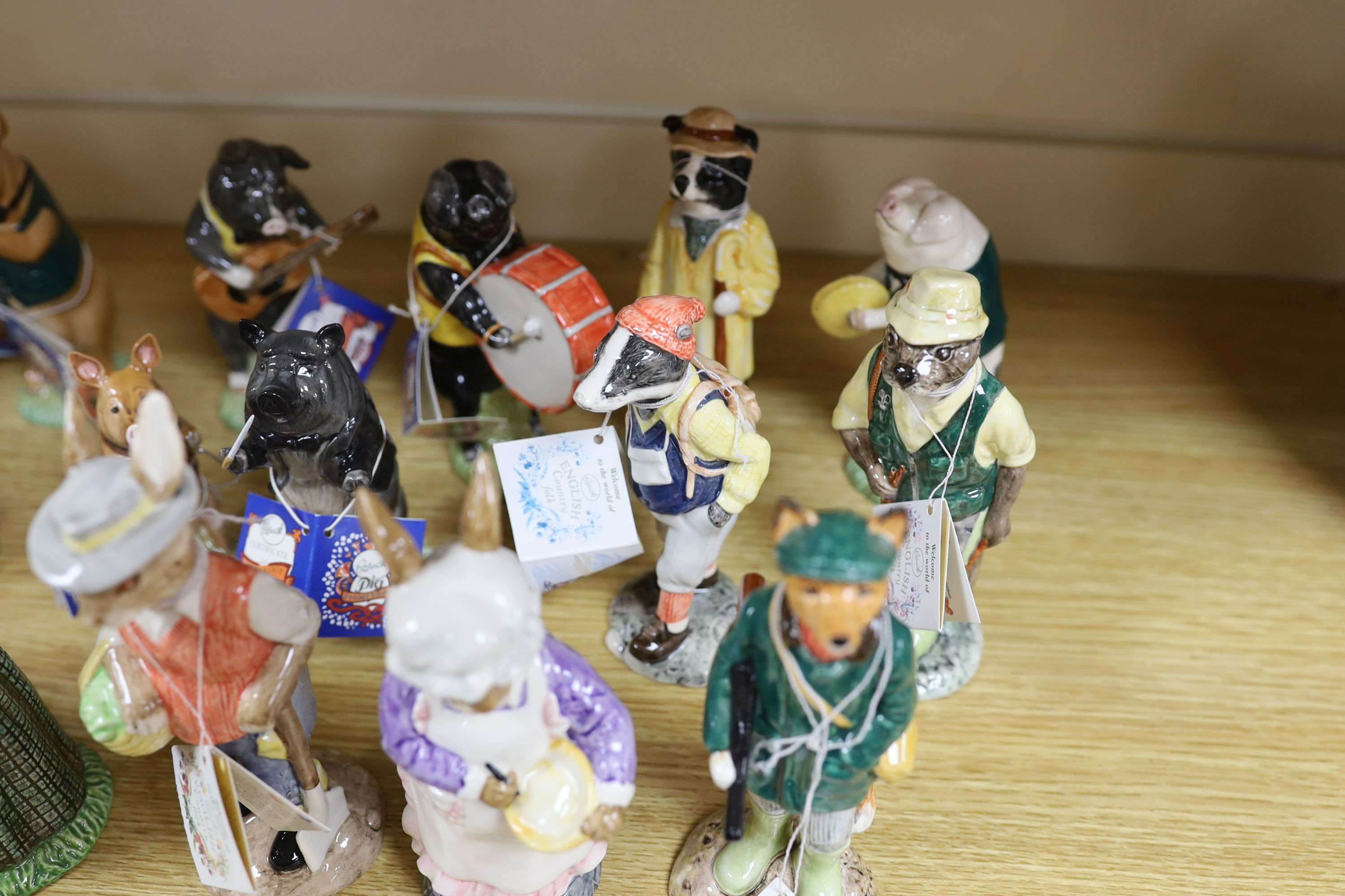 Eighteen Beswick figures, to include the Pig Promenade (10), and English Country Folk (8) - Image 2 of 5