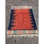 An Anatolian Kilim flatweave rug, 160 x 120cm