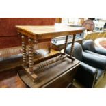 A Victorian rectangular inlaid walnut centre table, width 97cm, depth 47cm, height 64cm