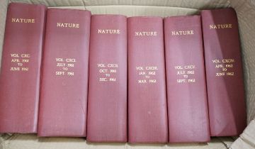 ° ° Nature, A Weekly Journal Of Science, 1948 to 1977 in 100 bindings