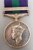 A George VI GSM with Palestine 1945-48