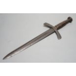 A 19th century parrying dagger,40 cms long.