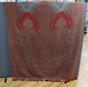 A 19th century wool woven Paisley shawl