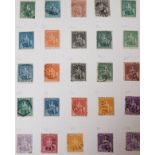 British Commonwealth stamps in stock book with Ascension 1922 set overprinted specimen, 1924 set