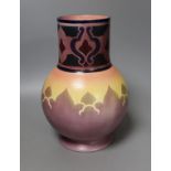 A Bretby Persian style vase - 25cm tall