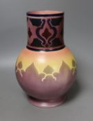 A Bretby Persian style vase - 25cm tall