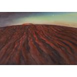 Barbara Tribe (1913-2000), watercolour, 'Shifting Sands, Central Australia', signed, 19 x 27cm