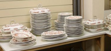 An extensive English porcelain Japan pattern dinner service, c.1830