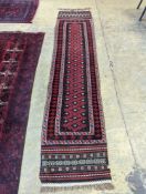 A Kilim flat weave runner, 290 x 62cm