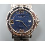 A gentleman's stainless steel Raymond Weil Parsifal quartz wristwatch, no box or papers.