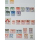 British Commonwealth stamps in stock, book with Ascension 1922 set of 9 mint, Bahamas 1884 £1
