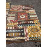 Three assorted Kilim flatweave carpets and rugs, 290 x 200cm, 240 x 170cm, 200 x 140cm