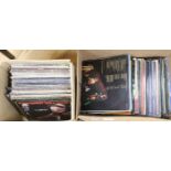 A collection of approximately 87 vinyl LPs to include The Beatles, David Bowie, Traffic, 10CC, Carly