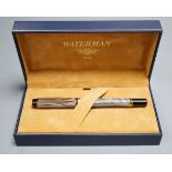 A boxed Waterman Ideal fountain pen